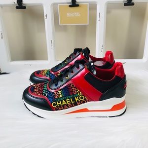 michael kors rainbow trainers
